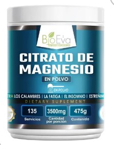 Citrato de Magnesio en polvo 475g